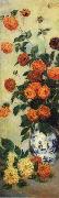 Claude Monet Dahlias oil painting reproduction
